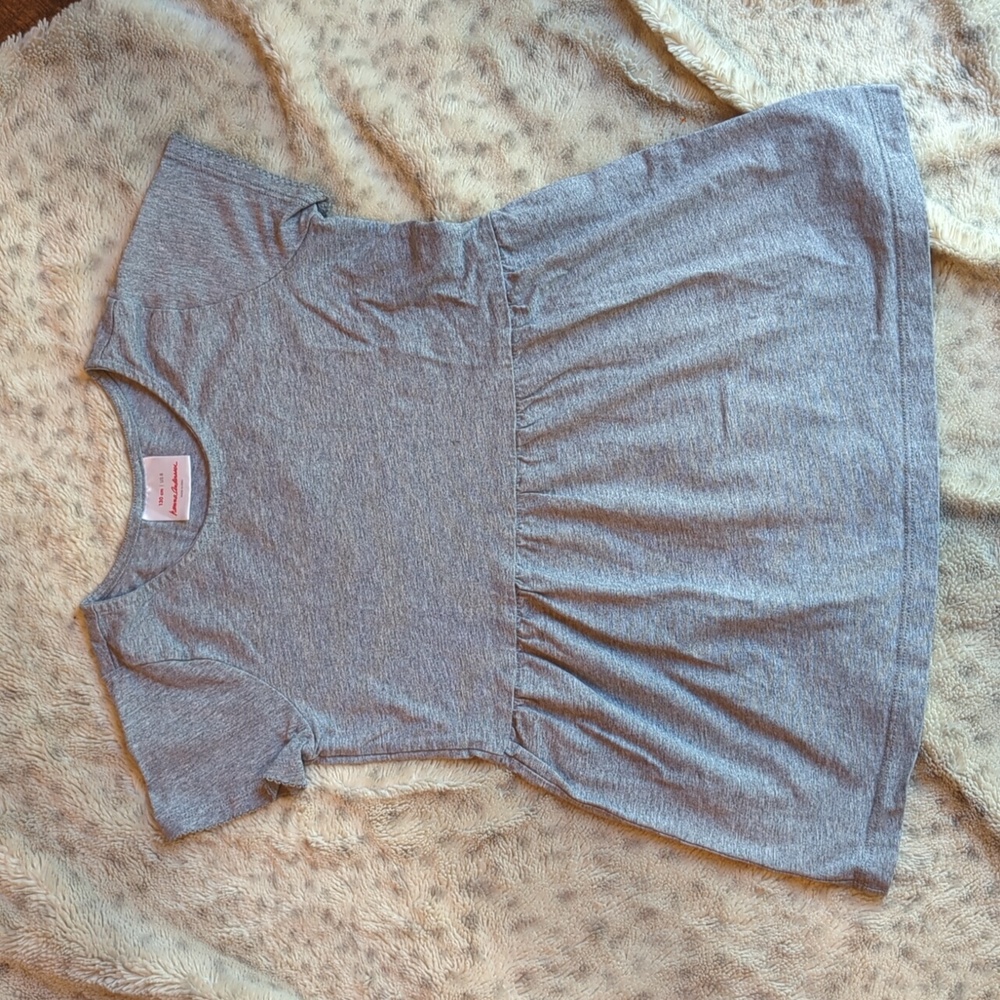 Hanna Andersson Girls Size 8 (130cm) Peplum top